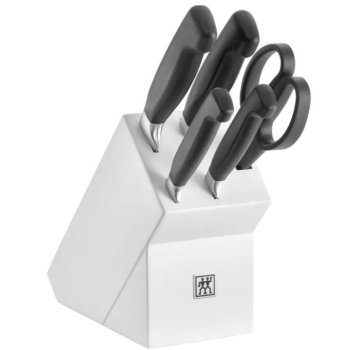 Zestaw 4 noży w bloku ZWILLING Four Star biały