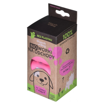 STARCH BAG - bioworki na odchody - 8 x 15 szt.