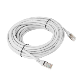 Patchcord UTP Lanberg PCU5-10CC-1000-S (RJ45 - RJ45 ; 10m; UTP; kat. 5e; kolor szary)