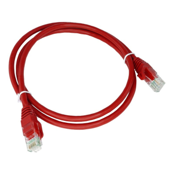 ALANTEC Patch-cord U/UTP kat.5e PVC 0.25m czerwony