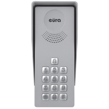 Domofon 'EURA' ADP-36A3 'INGRESSO BIANCO' - 1-rodzinny, kaseta zewnętrzna z szyfratorem