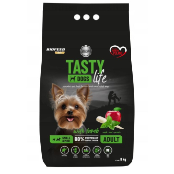 BIOFEED TASTY DOGS LIFE ADULT SMALL WITH LAMB 8KG