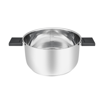 Resto Kitchenware Anser 4,4 l Okrągły Czarny, Stal nierdzewna