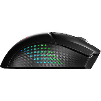 MSI CLUTCH GM51 LIGHTWEIGHT WIRELESS myszka Gaming Po prawej stronie RF Wireless + Bluetooth + USB Type-C Optyczny 26000 DPI