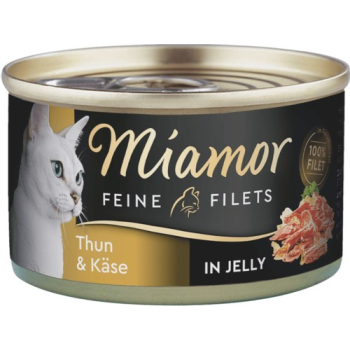 MIAMOR Feine Filets - filety mięsne smak: tuńczyk z serem 100g