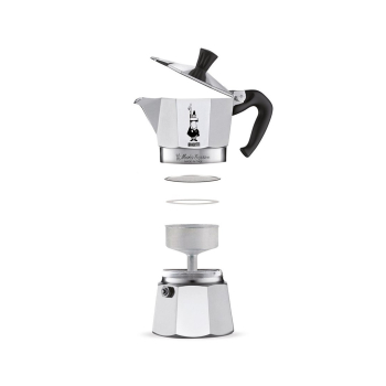 Zaparzacz BIALETTI Moka Express (kolor srebrny) (WYPRZEDAŻ)