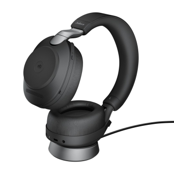 Jabra 28599-999-989 słuchawki/zestaw słuchawkowy Przewodowy i Bezprzewodowy Opaska na głowę Biuro/centrum telefoniczne USB Typu-A Bluetooth Czarny