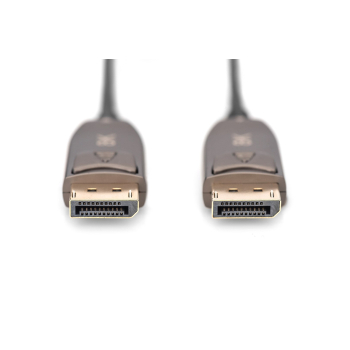Kabel DP/DP M/M czarny 10m DisplayPort 1.4 Hybrydowy  AOC 8K 60Hz UHD