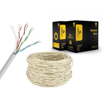 Kabel UTP GEMBIRD UPC-5004E-SOL (UTP; 305m; kat. 5e; kolor szary)