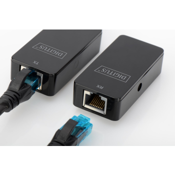 Przedłużacz USB 2.0 HighSpeed po skrętce Cat.5e/6 UTP do 50m