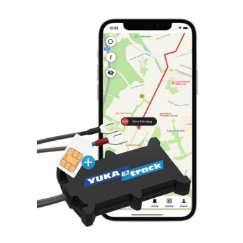 IoT YUKAtrack easyWire 4G AIO GPS Lokalizator samochodowy z kartą SIM + płaskie dane