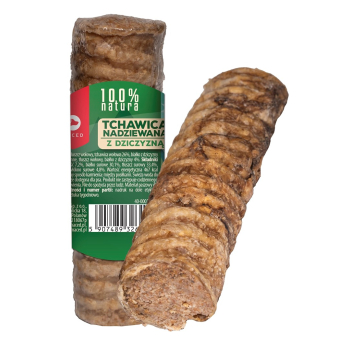MACED Tchawica mała Nadziewana z Dziczyzną 120g dla psa