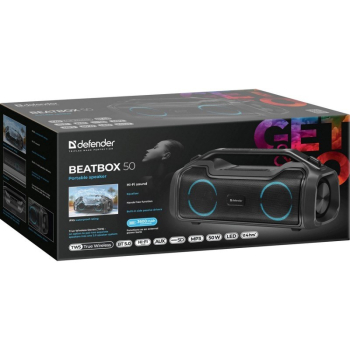 DEFENDER GŁOŚNIK BEATBOX 50 BLUETOOTH 50W BT/RGB/TF/TYPEC/IPX5/PWB 65950