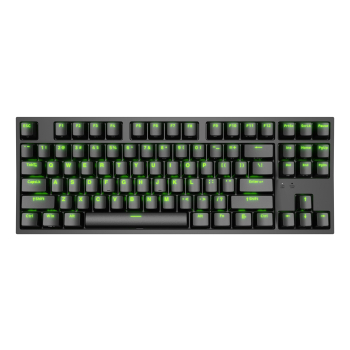 KLAWIATURA DLA GRACZY GENESIS THOR 404 TKL US PODŚWIETLENIE RGB MECHANICZNA CZARNA KAILH BOX BROWN