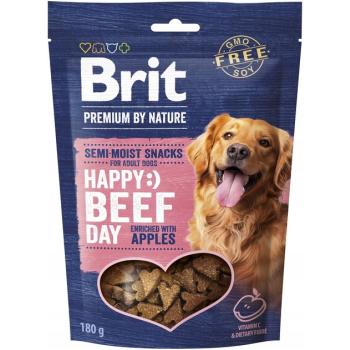 BRIT PREMIUM DOG SNACK BEEF WITH APPLES 180g