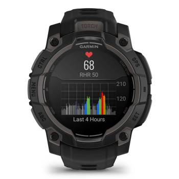 Zegarek sportowy Garmin Instinct 3 AMOLED 45mm Czarny