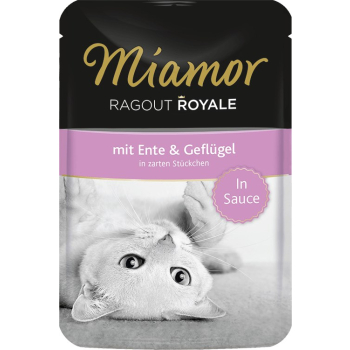 MIAMOR Ragout Royale smak: kaczka z drobiem w sosie - saszetka 100g