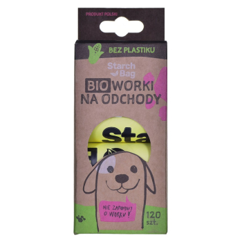 STARCH BAG - bioworki na odchody - 8 x 15 szt.