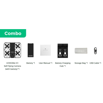 Dron HoverAir X1 - Combo Retail - Black