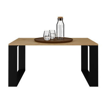 Stolik ława MODERN 90x58xH50 artisan/czarny