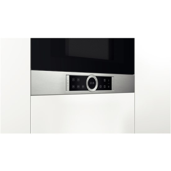 Kuchenka mikrofalowa BOSCH BFR634GS1 (900W; 21l; kolor inox) (WYPRZEDAŻ)