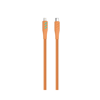 Kabel do ładowania Havit Typ C CB6255 pomarańczowy