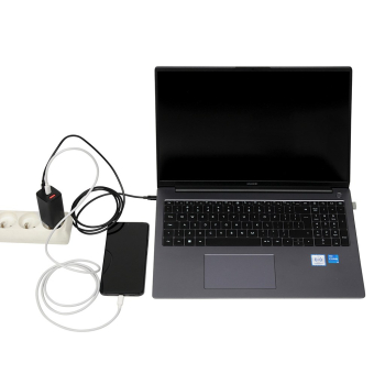 ŁADOWARKA SIECIOWA I-BOX C-65 GAN PD65W KABEL, CZARNA
