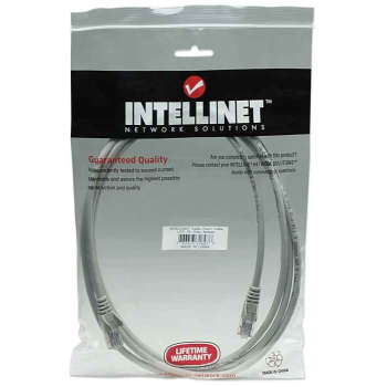 INTELLINET PATCHCORD CAT5E UTP 2M SZARY 100% MIEDŹ 318976
