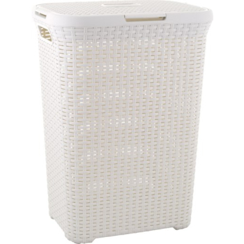 Curver Style 3253920707000 kosz na pranie 60 l Kwadrat Rotang Biały