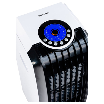 Klimator przenośny Ravanson KR-7010 (60W; 3 prędkości,  przepływ powietrza: 829 m3/h, pilot, możliwość użycia wkładów chłodniczych ICE BOX)