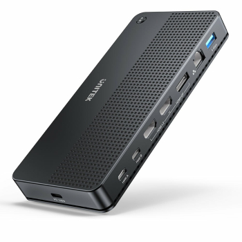 Unitek Przełącznik KVM 2 komputery 2 monitory 4K D1103A01