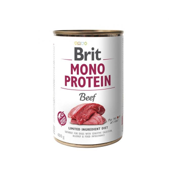 BRIT Mono Protein Beef - mokra karma z wołowiną dla psa - 400 g