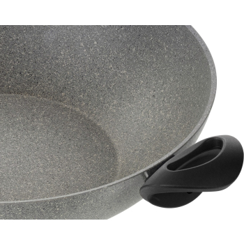 Patelnia BALLARINI Ferrara Wok z 2 uchwytami granitowa 36 cm FERR8KD.36D