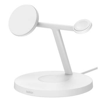 BELKIN BOOSTCHARGE PRO 3IN1 MAGSAFE 15W QI2,BIAŁA