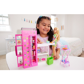 BARBIE SPIŻARNIA ZESTAW + LALKA HJV38