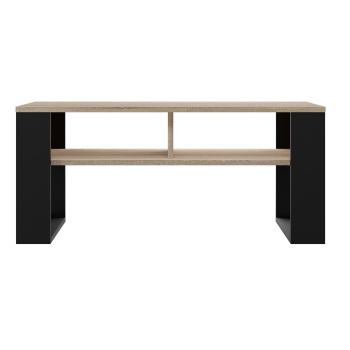 Stolik ława MODERN 2P 90x58xH50 sonoma/czarny