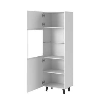 Witryna PAFOS 60x40x182 biały mat