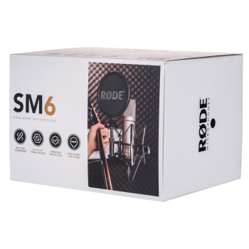 RODE SM6 - Uchwyt elastyczny z pop-filtrem