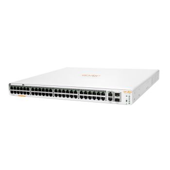HPE Aruba Networking Aruba Instant On 1960 48G 40p Class4 8p Class6 PoE 2XGT 2SFP+ 600W Zarządzany L2+ Gigabit Ethernet (10/100/1000) Obsługa PoE 1U B
