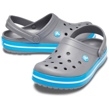 Crocs Crocband Chodaki Unisex Szary, Niebieski, Biały