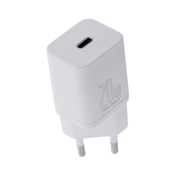 BASEUS ŁADOWARKA SIECIOWA SUPER SI 20W (BIAŁA)