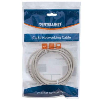 INTELLINET PATCH CORD CAT5E UTP 3M SZARY 100% MIED