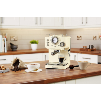 Ekspres ciśnieniowy Swan Espresso Coffee Machine SK22110CN (1100W; kolor kremowy) (WYPRZEDAŻ)