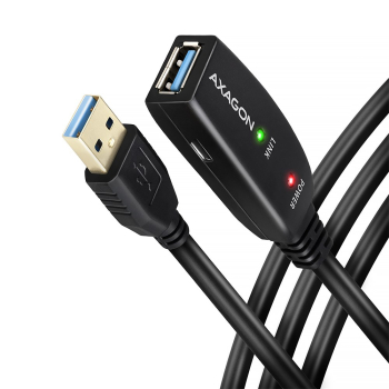 Kabel przedłużacz/repeater Axagon ADR-305 USB 3.2 Gen 1 A-M -> A-F active extension/repeater cable 5m - Kabel - Digital/Daten kabel USB USB 3.2 Gen 1