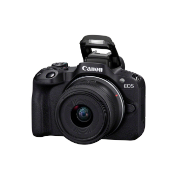 Canon EOS R50, Black + RF-S 18-45mm F4.5-6.3 IS STM Kit Bezlusterkowiec 24,2 MP CMOS 6000 x 4000 px Czarny