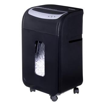Niszczarka Activejet ASH-2502C, P-4, 28 l, ścinki 4x40 mm, 25 kartek, czarna