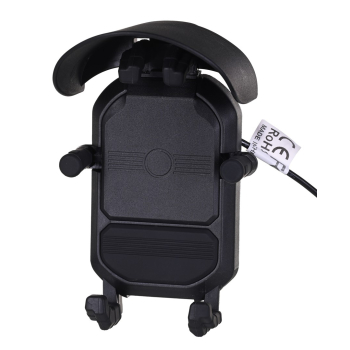 Uchwyt na telefon i ładowarka indukcyjna FreedConn MC29 15W + USB