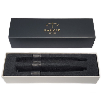 Parker 2093258 zestaw piór Czarny, Srebrny 2 szt.