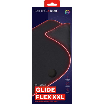 Podkładka pod mysz TRUST GXT764 GLIDE-FLEX RGB XXL