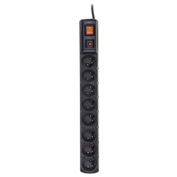 Listwa zasilająca HSK DATA ACARS8PRO (8 x UTE; 6500 A; 3m; kolor czarny)